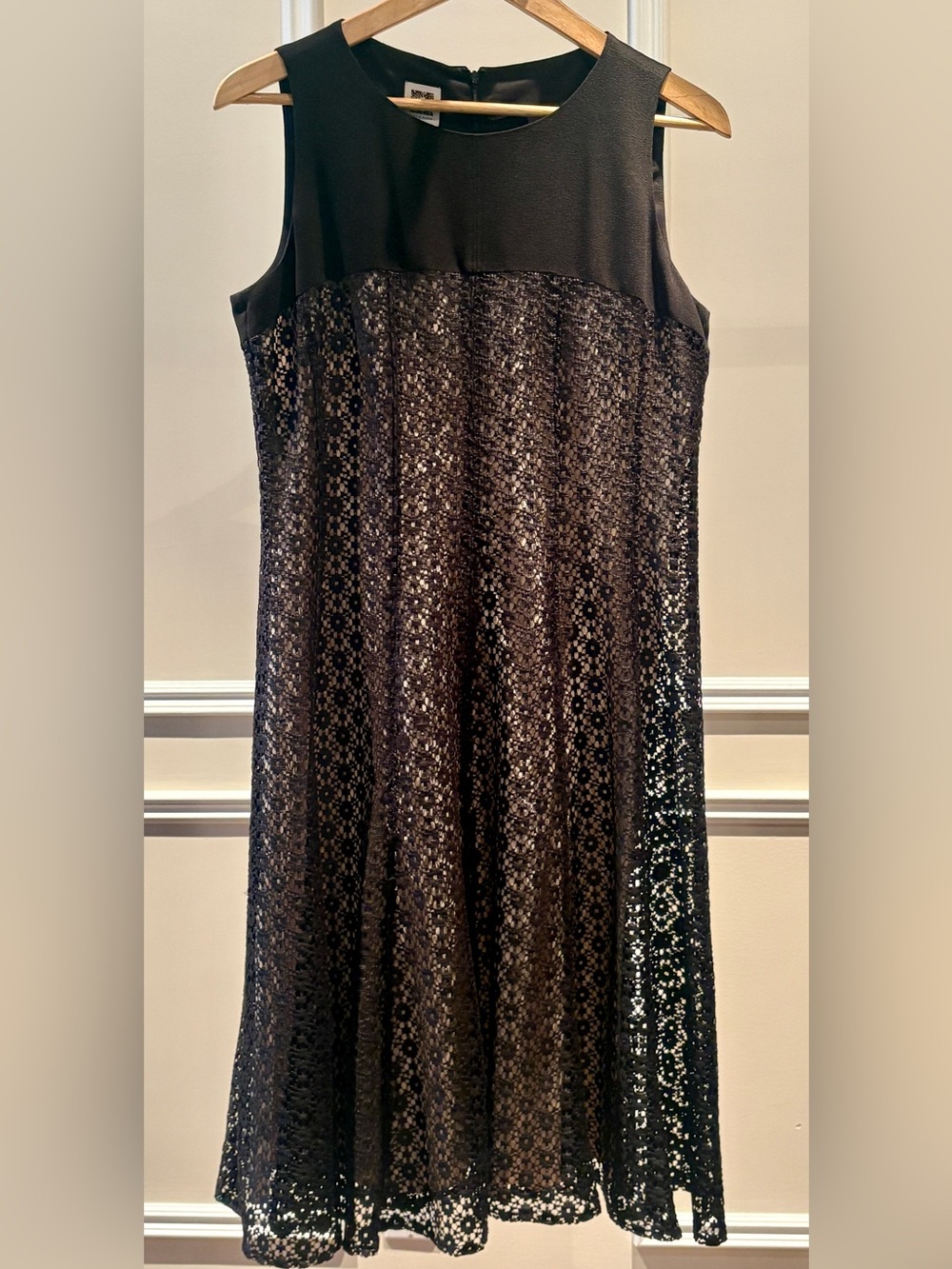 Calvin Klein Black Lace Midi Dress